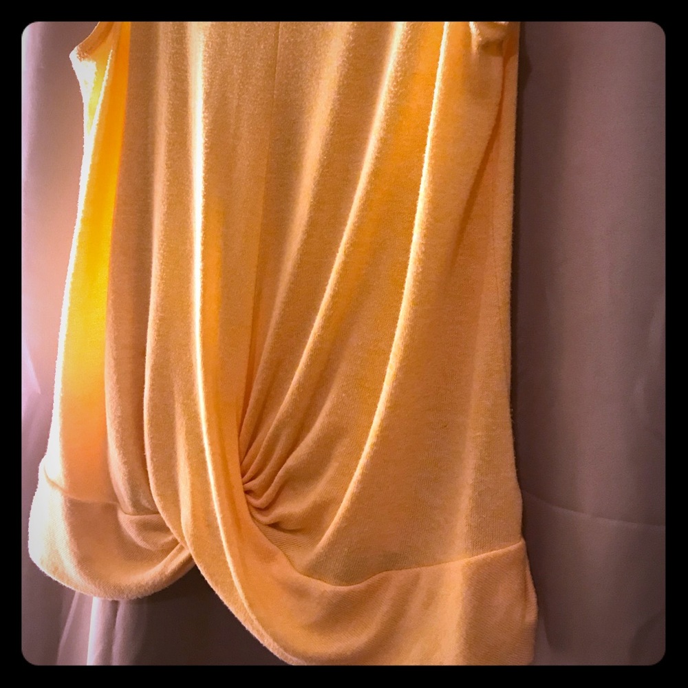 A New Day yellow sleeveless blouse